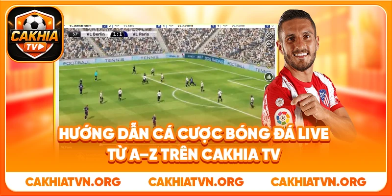 Hướng Dẫn Cá Cược Bóng Đá Live Từ A–Z Trên Cakhia TV